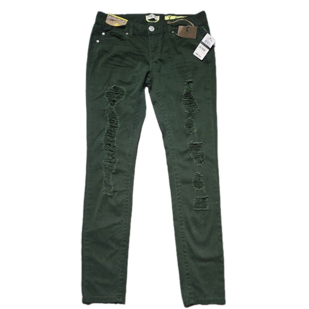 NWT Indigo Rein Skinny Stretch Jeans Womens Juniors Size 7 Denim Mid Rise
